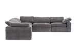 Corinth - Modern Dark Grey Fabric Sectional Sofa with 3 Power Recliners by VIG Furniture - View 7