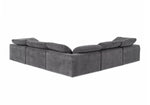 Corinth - Modern Dark Grey Fabric Sectional Sofa with 3 Power Recliners by VIG Furniture - View 8