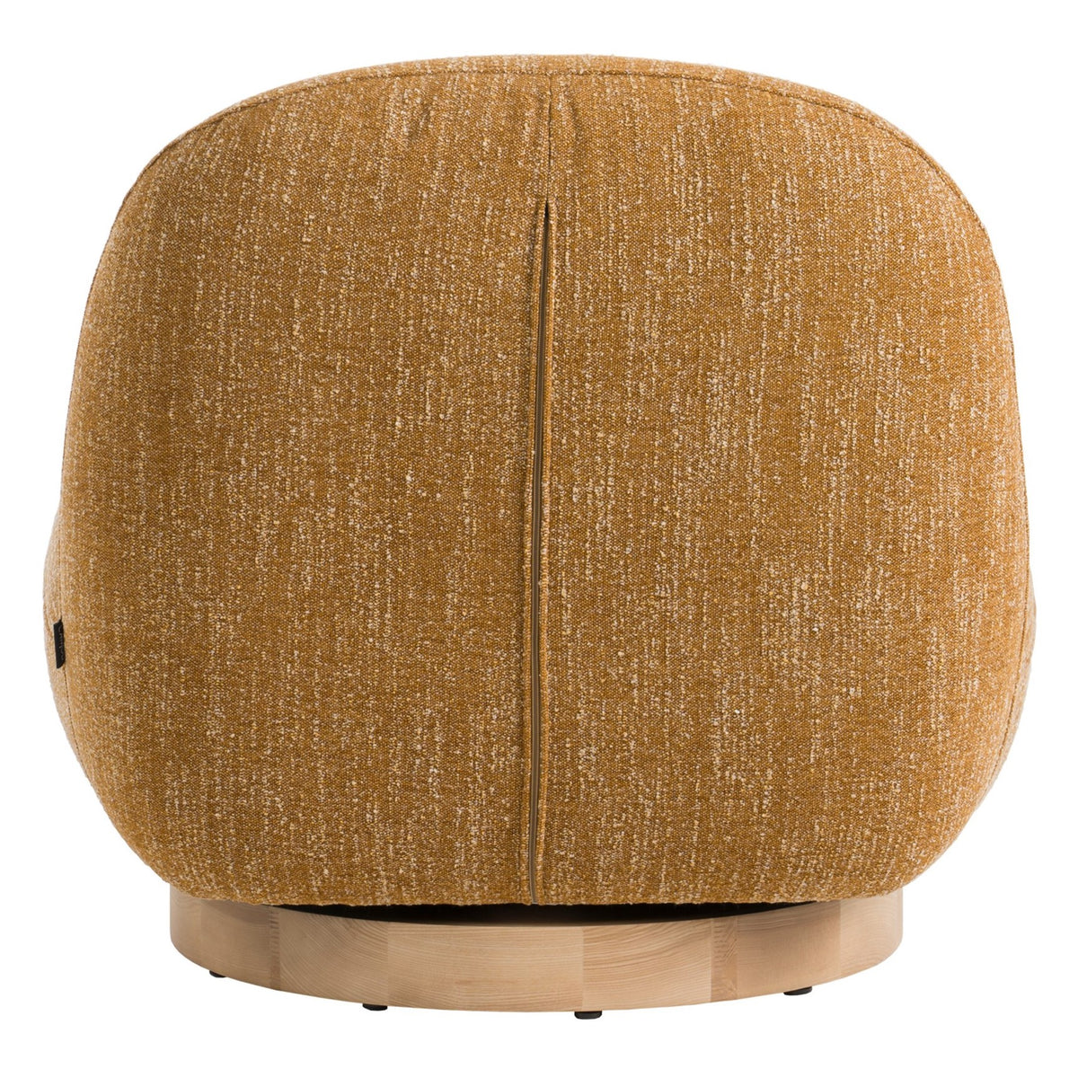 Renee - Modern Mustard Fabric Swivel Accent Chair by VIG Furniture - View 6