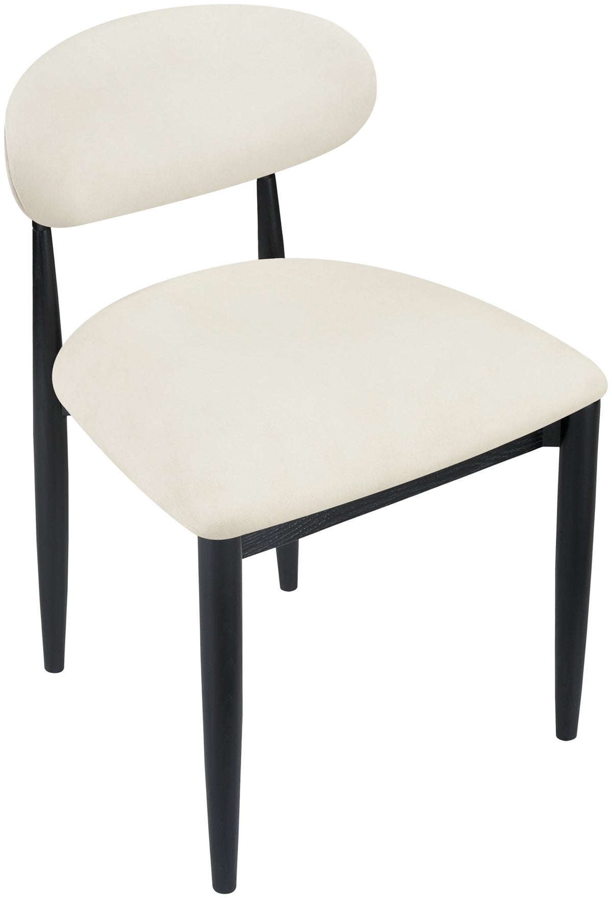 Riccio - Side Chair (Set of 2) - Black Frame