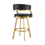 Saturn - Bar Height Bar Stool - Gold