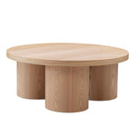 Babson - Modern Natural Oak Round Coffee Table by VIG Furniture - View 1