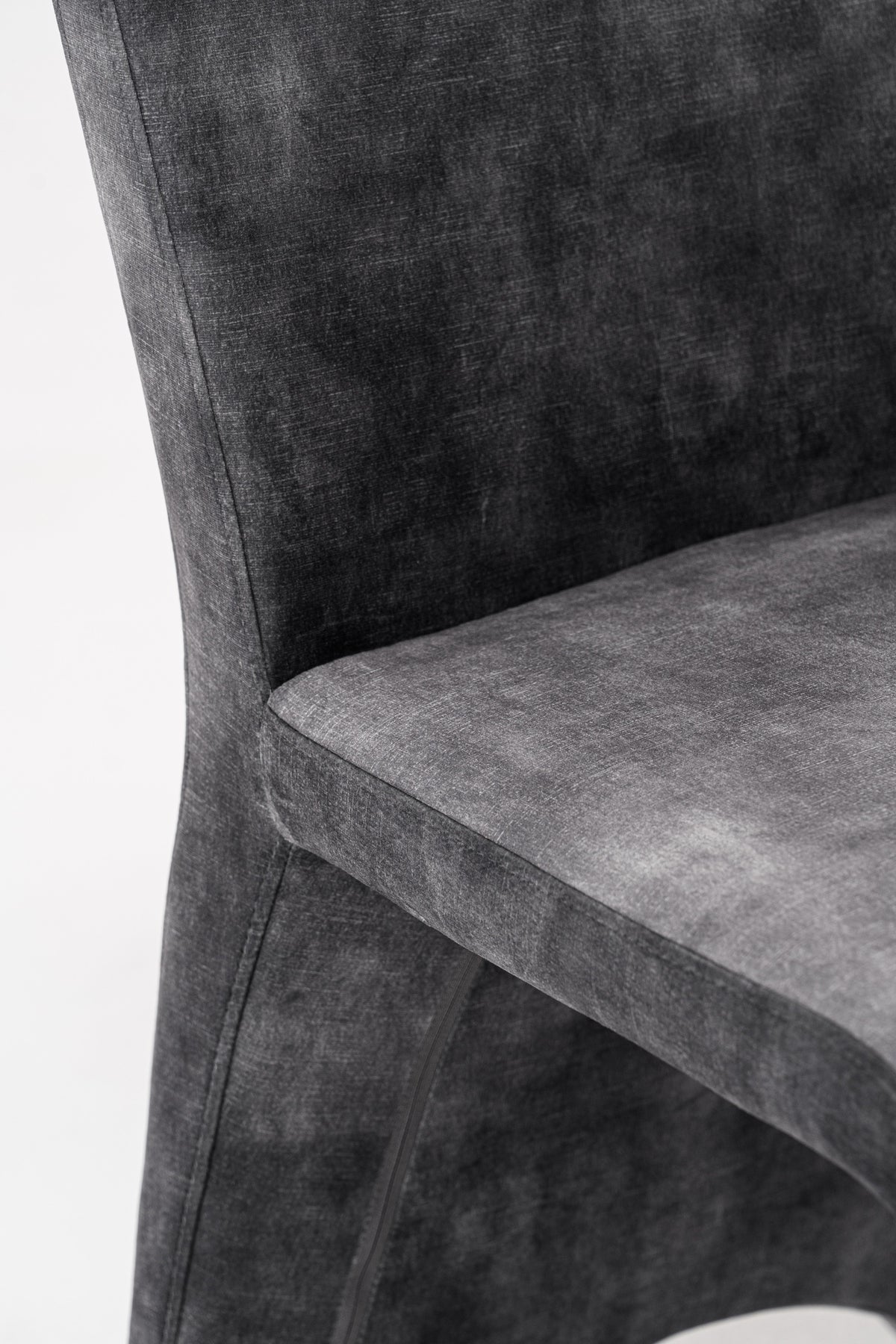 Ditka - Modern Grey Velvet Dining Chair (Set of 2) by VIG Furniture - View 8