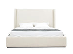 Byrne - Modern Off White Fabric Bed by VIG Furniture - View 1