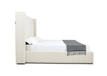 Byrne - Modern Off White Fabric Bed by VIG Furniture - View 6