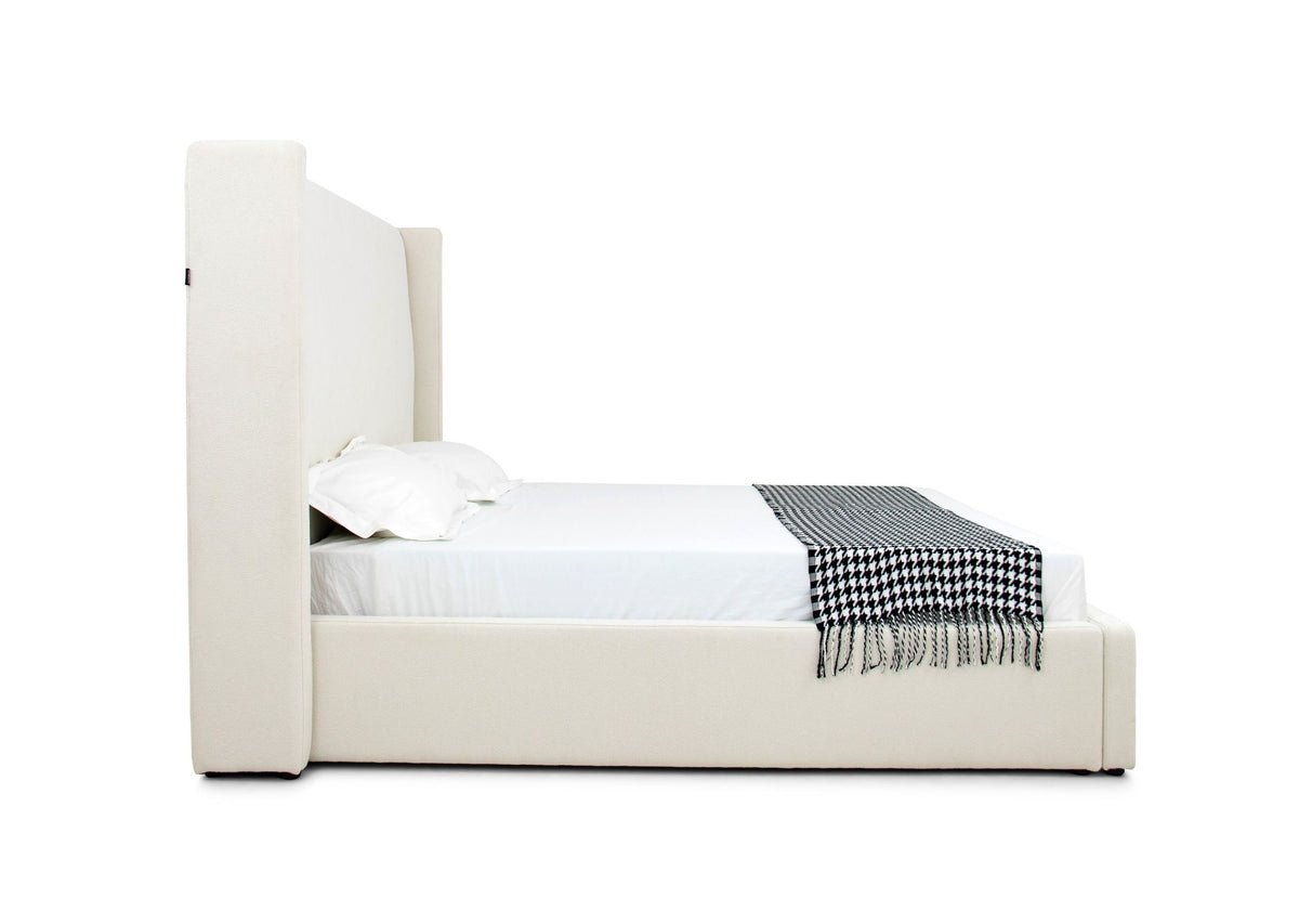Byrne - Modern Off White Fabric Bed by VIG Furniture - View 6