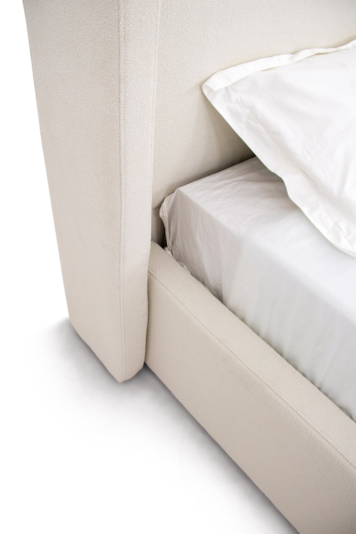 Byrne - Modern Off White Fabric Bed by VIG Furniture - View 2