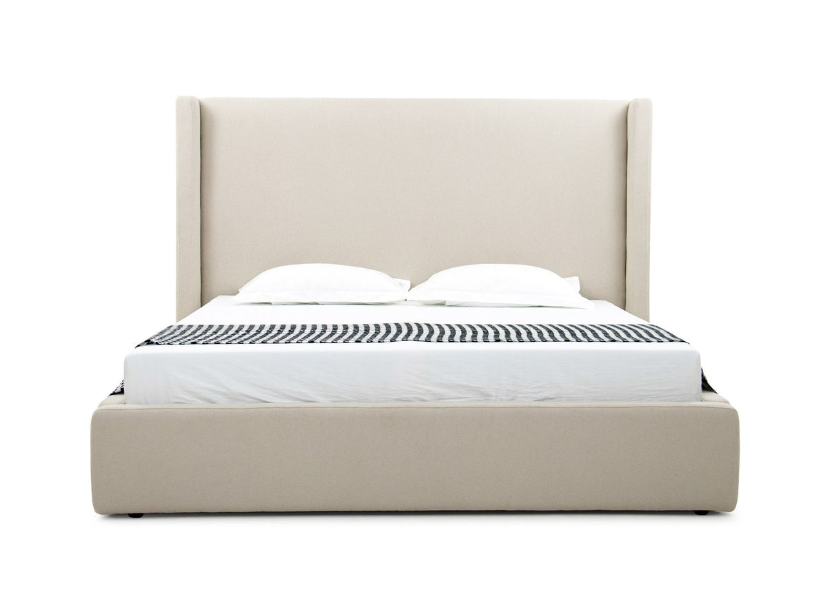 Byrne - Modern Beige Fabric Bed by VIG Furniture - View 1
