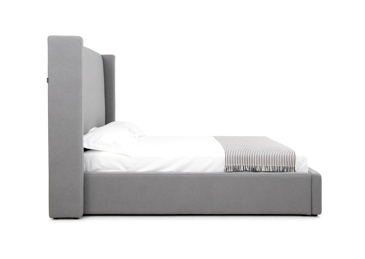 Byrne - Modern Grey Fabric Bed by VIG Furniture - View 8