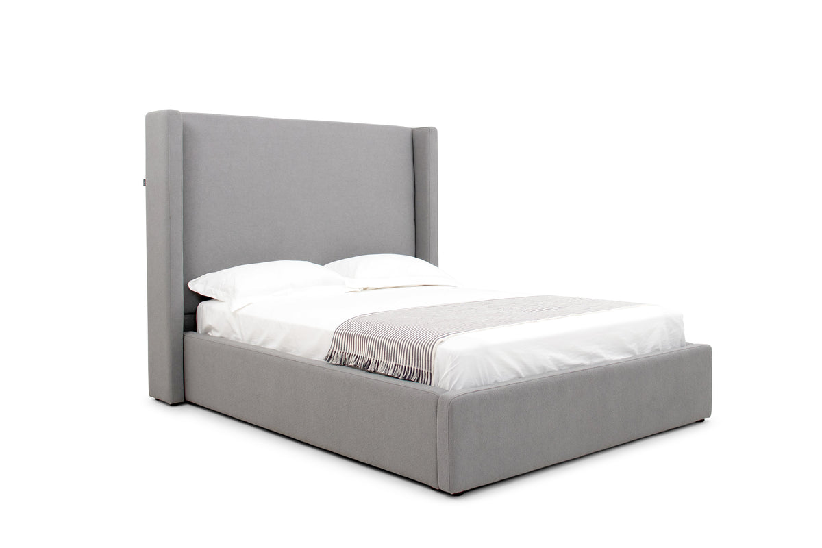 Eastern King Byrne - Modern Grey Fabric Bed by VIG Furniture - View 1