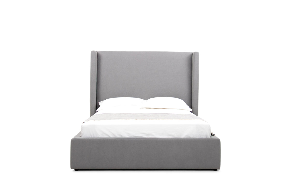 Eastern King Byrne - Modern Grey Fabric Bed by VIG Furniture - View 2