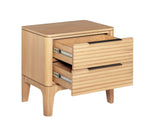 Queen Seattle - Modern Natural Oak Bedroom Set