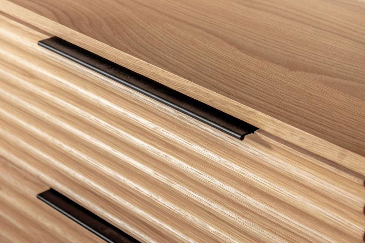 Eastern King Seattle - Modern Natural Oak Bedroom Set