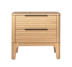 Queen Seattle - Modern Natural Oak Bedroom Set