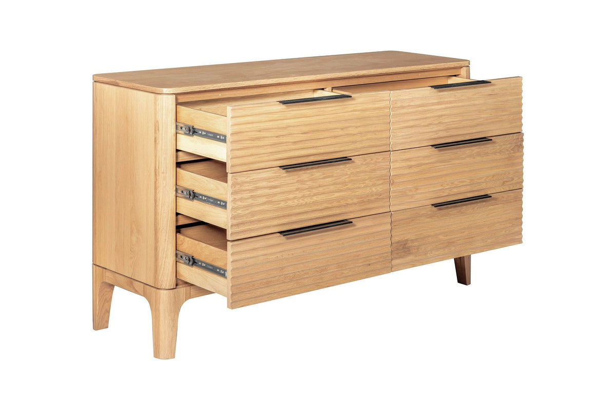 Queen Seattle - Modern Natural Oak Bedroom Set