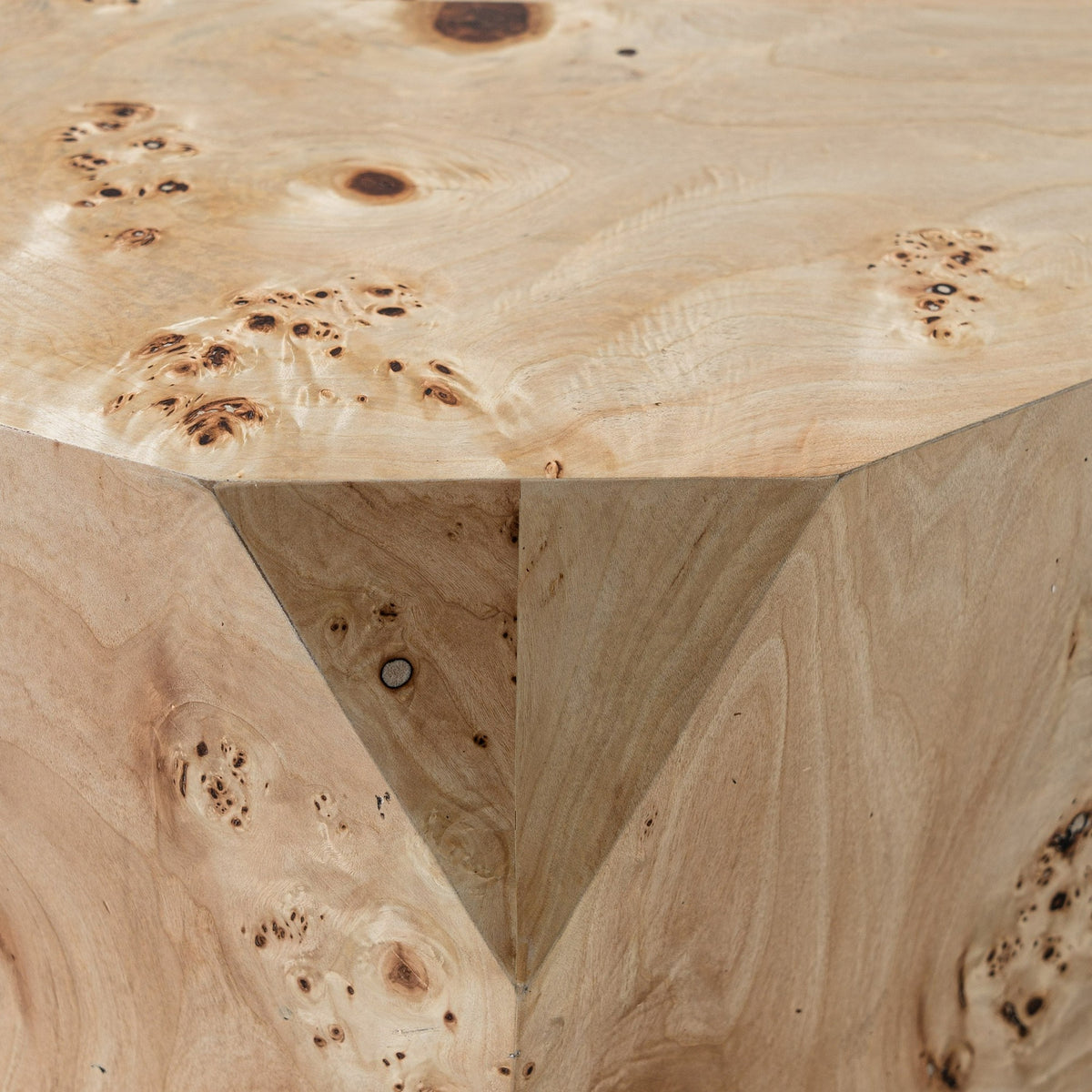 July - Modern Mapa Burl Round Coffee Table by VIG Furniture - View 2