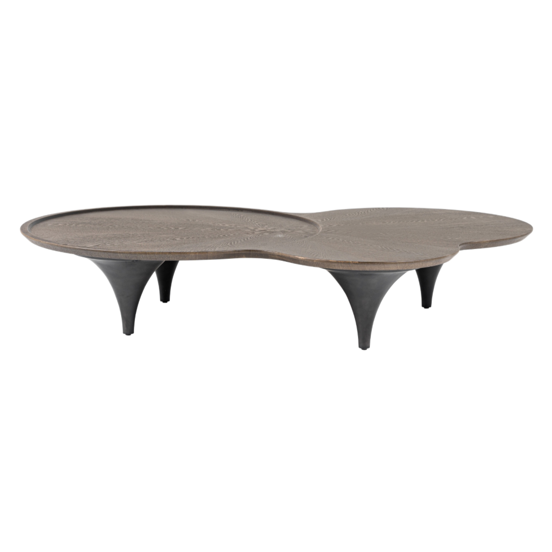 Beulah - Modern Free Form Dark Ash Coffee Table by VIG Furniture - View 1