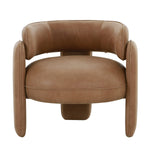 Tioga - Modern Brown Leather Accent Chair by VIG Furniture - View 3