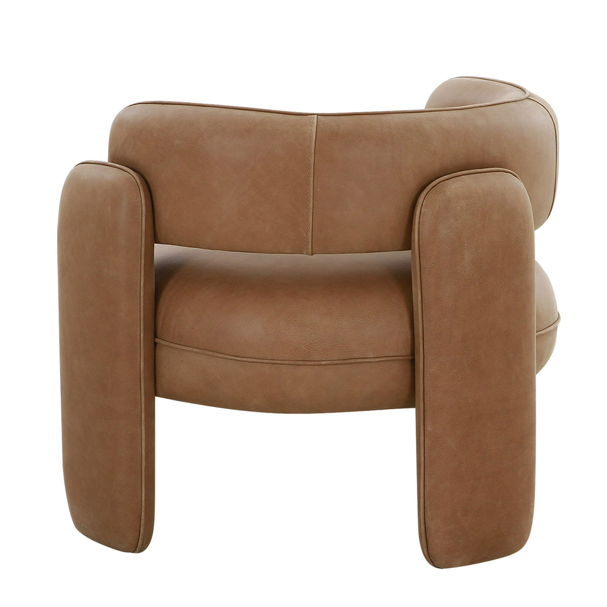 Tioga - Modern Brown Leather Accent Chair by VIG Furniture - View 4