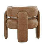 Tioga - Modern Brown Leather Accent Chair by VIG Furniture - View 5