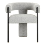 Kenmare - Modern Light Grey Fabric + Black Dining Chair by VIG Furniture - View 2