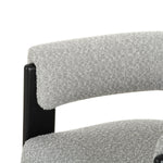 Kenmare - Modern Light Grey Fabric + Black Dining Chair by VIG Furniture - View 5