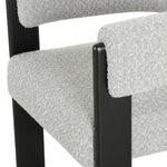 Kenmare - Modern Light Grey Fabric + Black Dining Chair by VIG Furniture - View 6