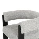 Kenmare - Modern Light Grey Fabric + Black Dining Chair by VIG Furniture - View 7