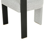 Kenmare - Modern Light Grey Fabric + Black Dining Chair by VIG Furniture - View 8