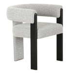 Kenmare - Modern Light Grey Fabric + Black Dining Chair by VIG Furniture - View 1