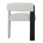 Kenmare - Modern Light Grey Fabric + Black Dining Chair by VIG Furniture - View 3
