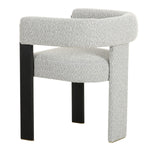Kenmare - Modern Light Grey Fabric + Black Dining Chair by VIG Furniture - View 9