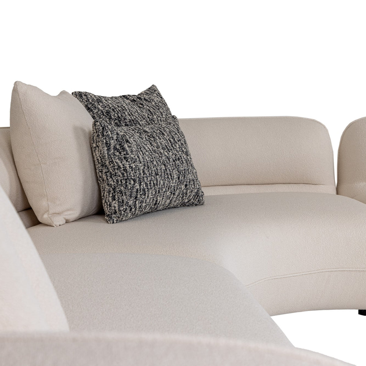 Drayton - Modern Off-White Fabric Sectional Sofa by VIG Furniture - View 5