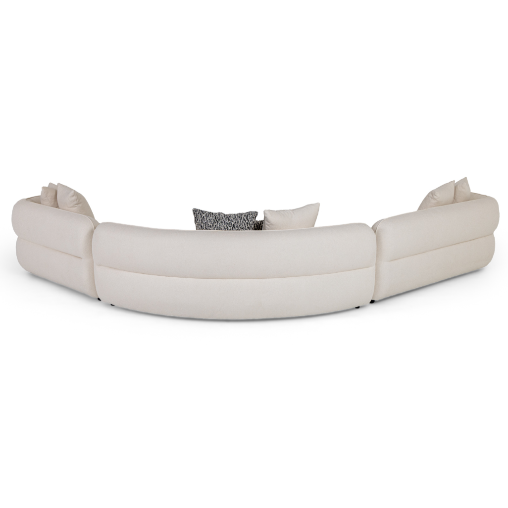 Drayton - Modern Off-White Fabric Sectional Sofa by VIG Furniture - View 3