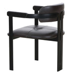 Aneta - Modern Dark Brown Leather + Black Dining Chair by VIG Furniture - View 5