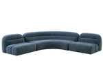 Forman - Modern Blue Fabric Modular Corner Sectional Seat by VIG Furniture - View 4