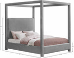 Eden - Boucle Fabric Upholstered Bed