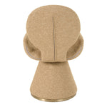 Neptune - Contemporary Beige Fabric + Brushed Brass Dining Chair by VIG Furniture - View 5