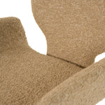 Neptune - Contemporary Beige Fabric + Brushed Brass Dining Chair by VIG Furniture - View 6