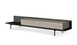 Colima - Modern Matte Beige + Walnut TV Stand by VIG Furniture - View 8