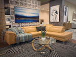 Viola - Italian Contemporary Cognac Leather Right Facing Sectional Sofa by VIG Furniture - View 6