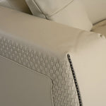 Dalton - Modern Italian Cream Leather Sectional Sofa + Recliners by VIG Furniture - View 9