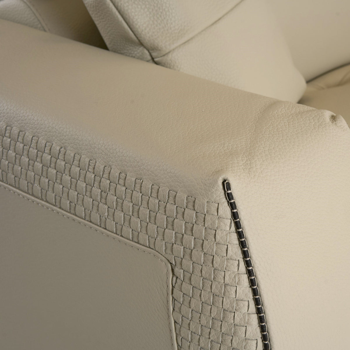 Dalton - Modern Italian Cream Leather Sectional Sofa + Recliners by VIG Furniture - View 9