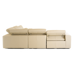 Dalton - Modern Italian Cream Leather Sectional Sofa + Recliners by VIG Furniture - View 8