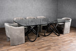 Mason Modern Glass & Black Ash Dining Table by VIG Furniture - View 10