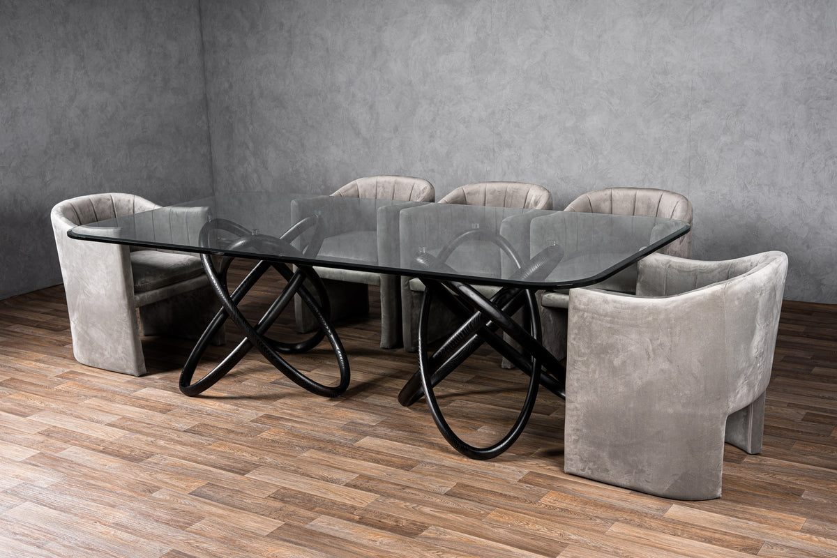 Mason Modern Glass & Black Ash Dining Table by VIG Furniture - View 11