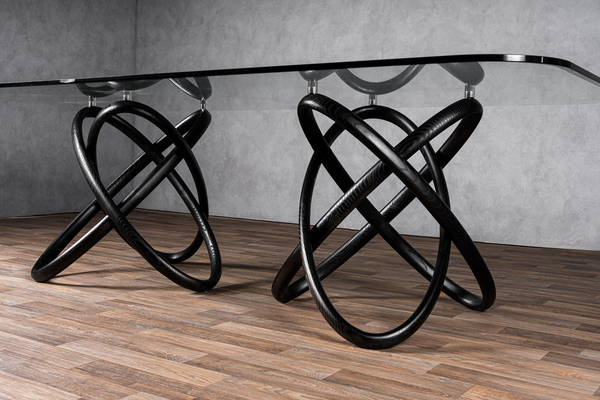 Mason Modern Glass & Black Ash Dining Table by VIG Furniture - View 12