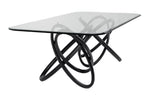 Mason Modern Glass & Black Ash Dining Table by VIG Furniture - View 2