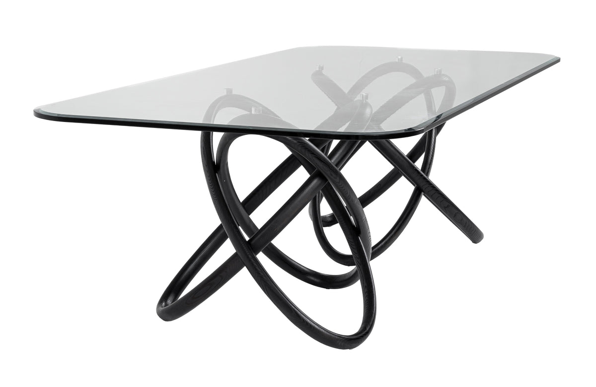 Mason Modern Glass & Black Ash Dining Table by VIG Furniture - View 2