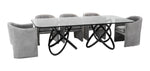 Mason Modern Glass & Black Ash Dining Table by VIG Furniture - View 5